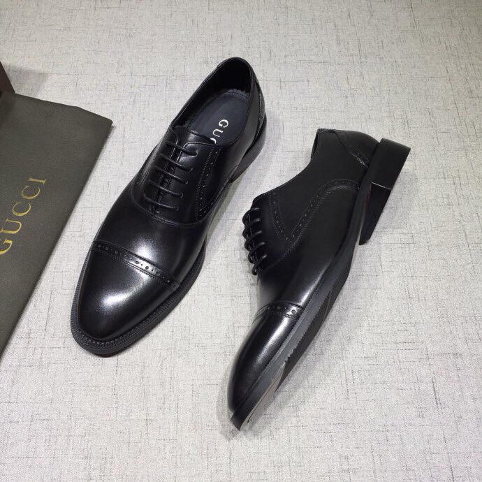 Gucci Black Leather loafer MS07590