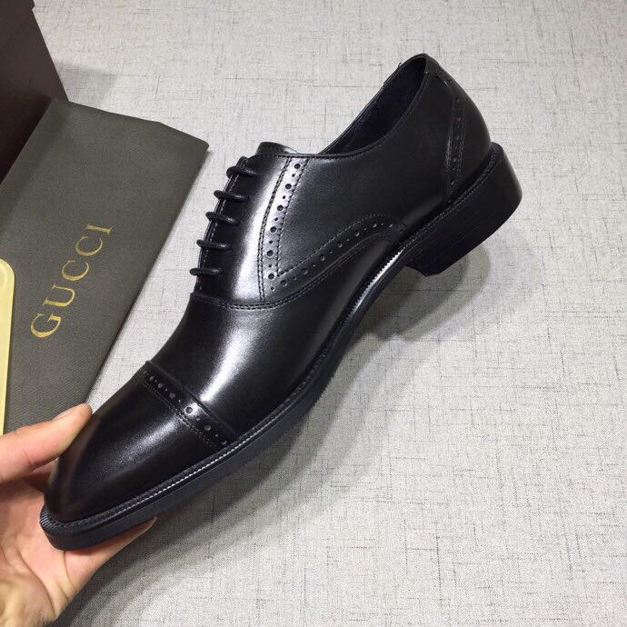 Gucci Black Leather loafer MS07590
