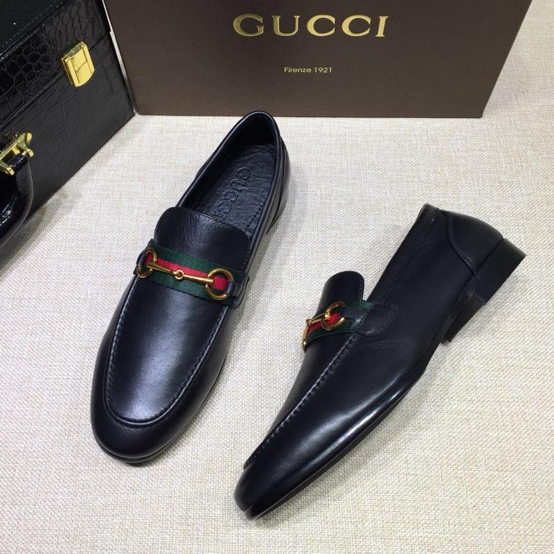 Gucci Black Leather loafer MS07552