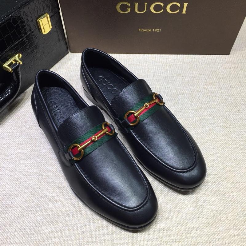 Gucci Black Leather loafer MS07552