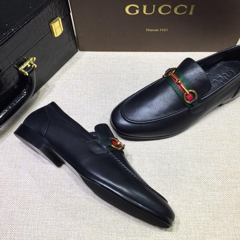 Gucci Black Leather loafer MS07552