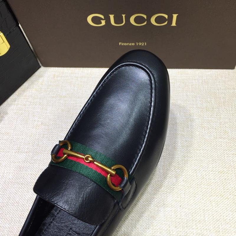 Gucci Black Leather loafer MS07552