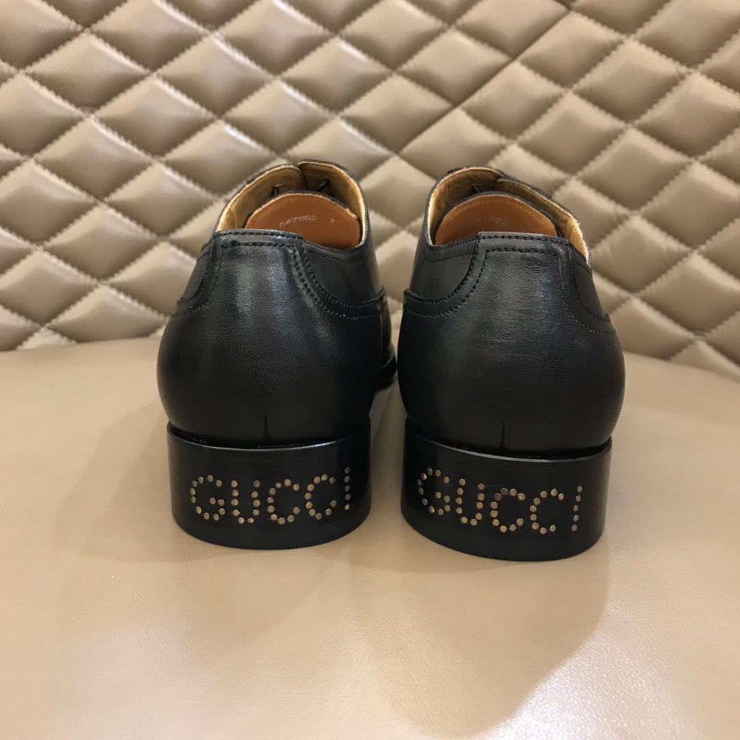 Gucci Black Bright Loafers MS02656