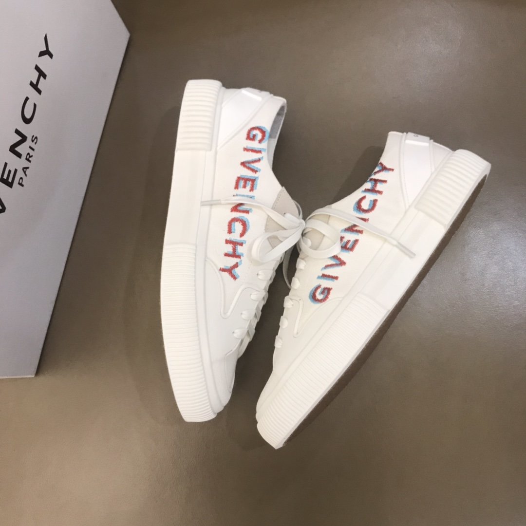 Givenchy High Quality Sneakers White and Fuchsia print MS021139