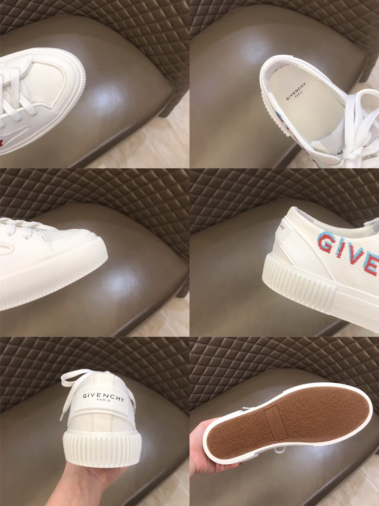 Givenchy High Quality Sneakers White and Fuchsia print MS021139