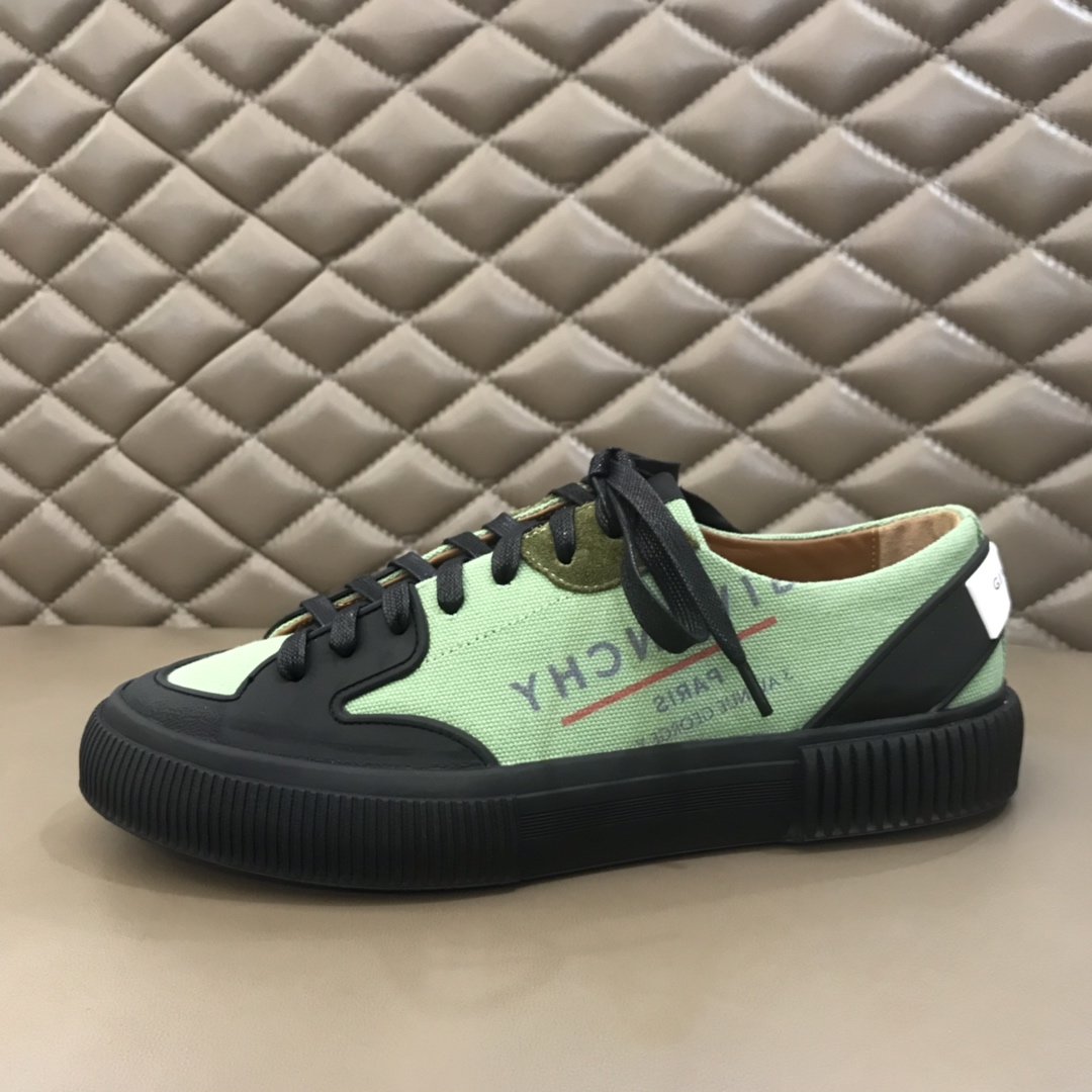 Givenchy High Quality Sneakers Green and Fuchsia print with black heel MS021142