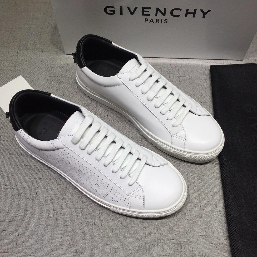 Givenchy Fashion Sneakers White and Embroidered upper with White sole MS07443