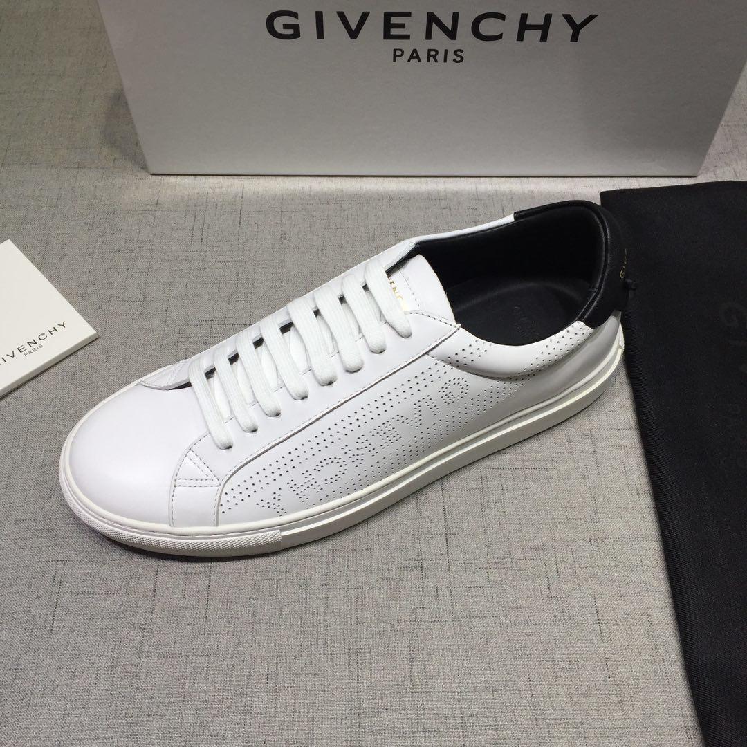 Givenchy Fashion Sneakers White and Embroidered upper with White sole MS07443