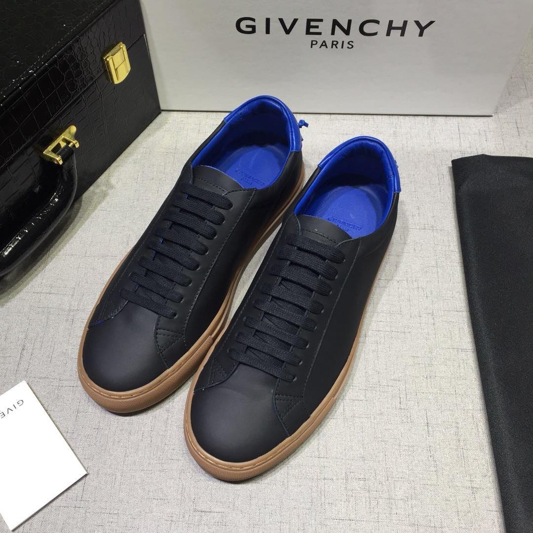 Givenchy Fashion Sneakers  Black and brown rubber sole with black heel MS07452