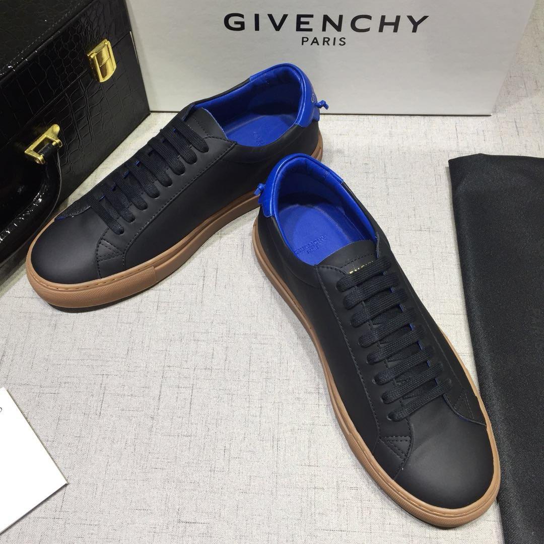 Givenchy Fashion Sneakers  Black and brown rubber sole with black heel MS07452
