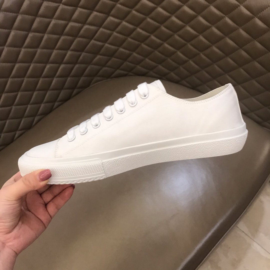 Burberry Low-top High Quality Sneakers White and Yellow print MS021132