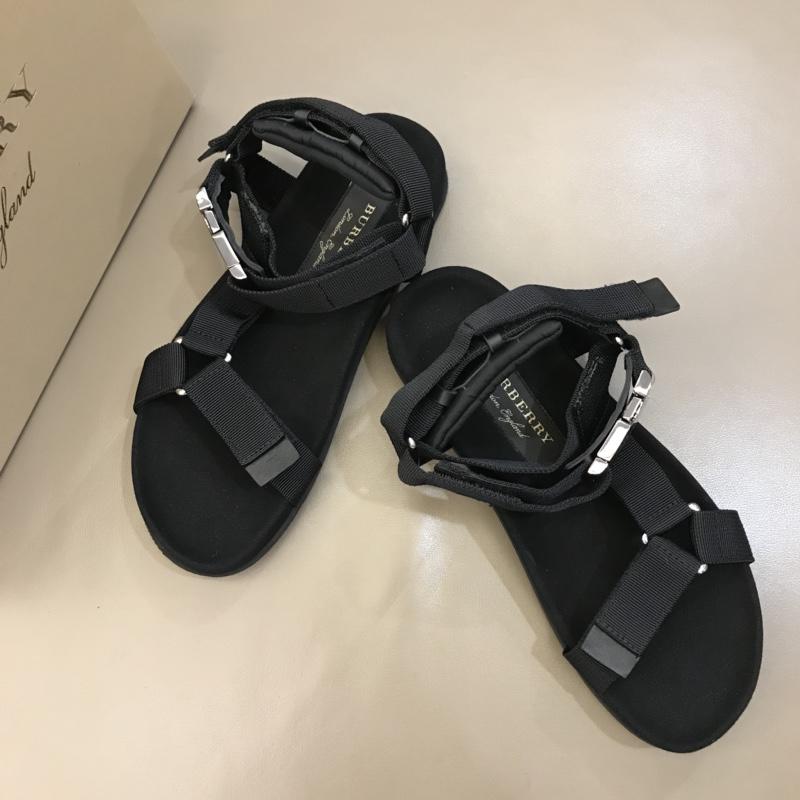 Burberry Black Sandals with canvas MS02582