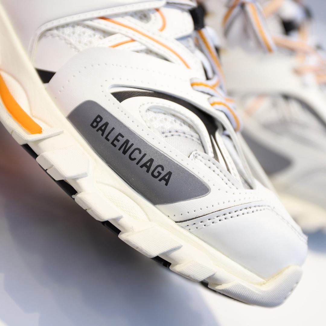 Balenciaga Track Black and Grey with White Orange Sneaker MS09084