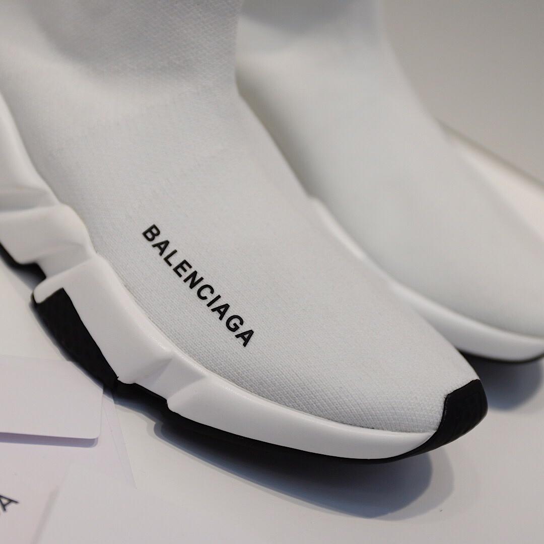 Balenciaga Speed Trainers White and white rubber sole Sneaker MS09073