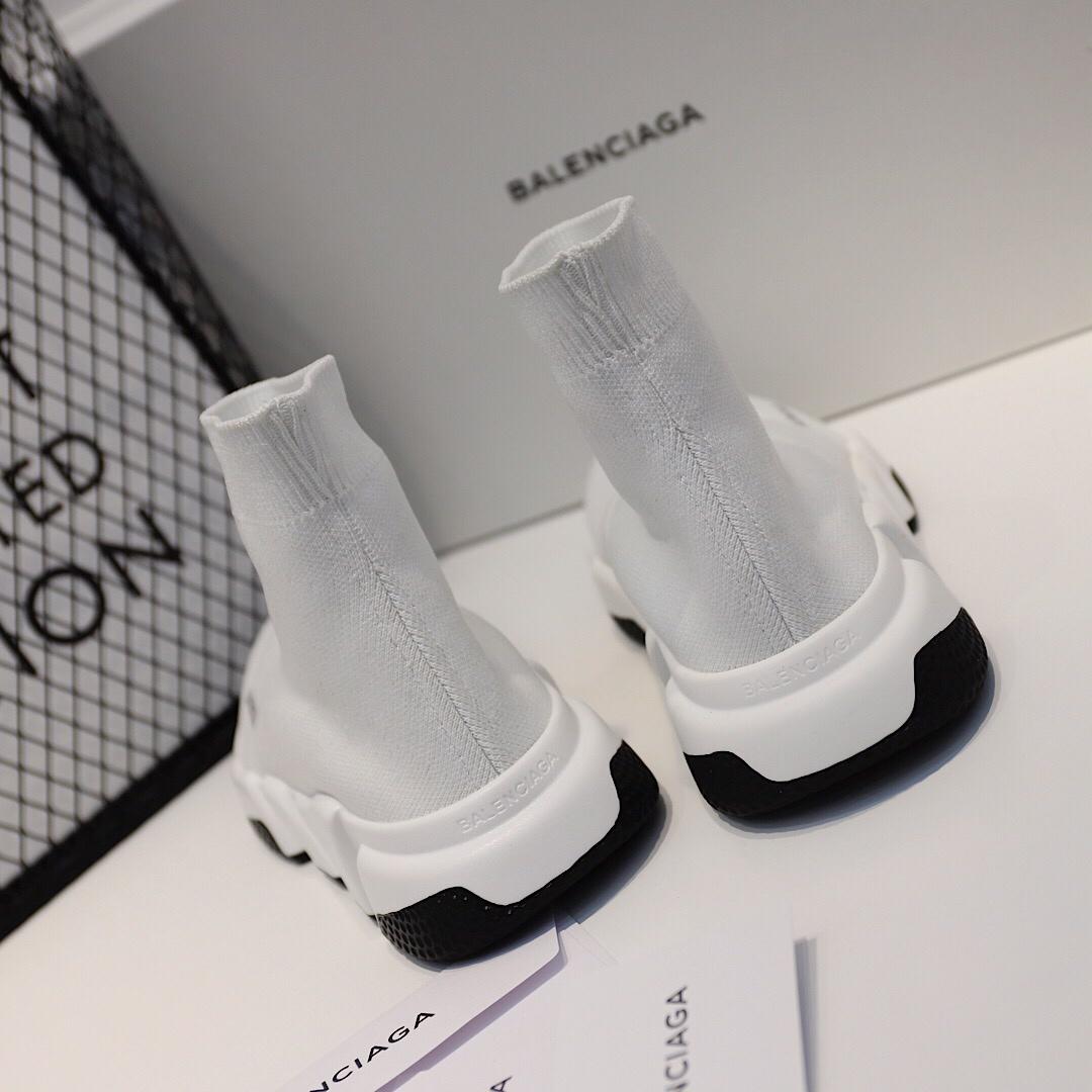 Balenciaga Speed Trainers White and white rubber sole Sneaker MS09073