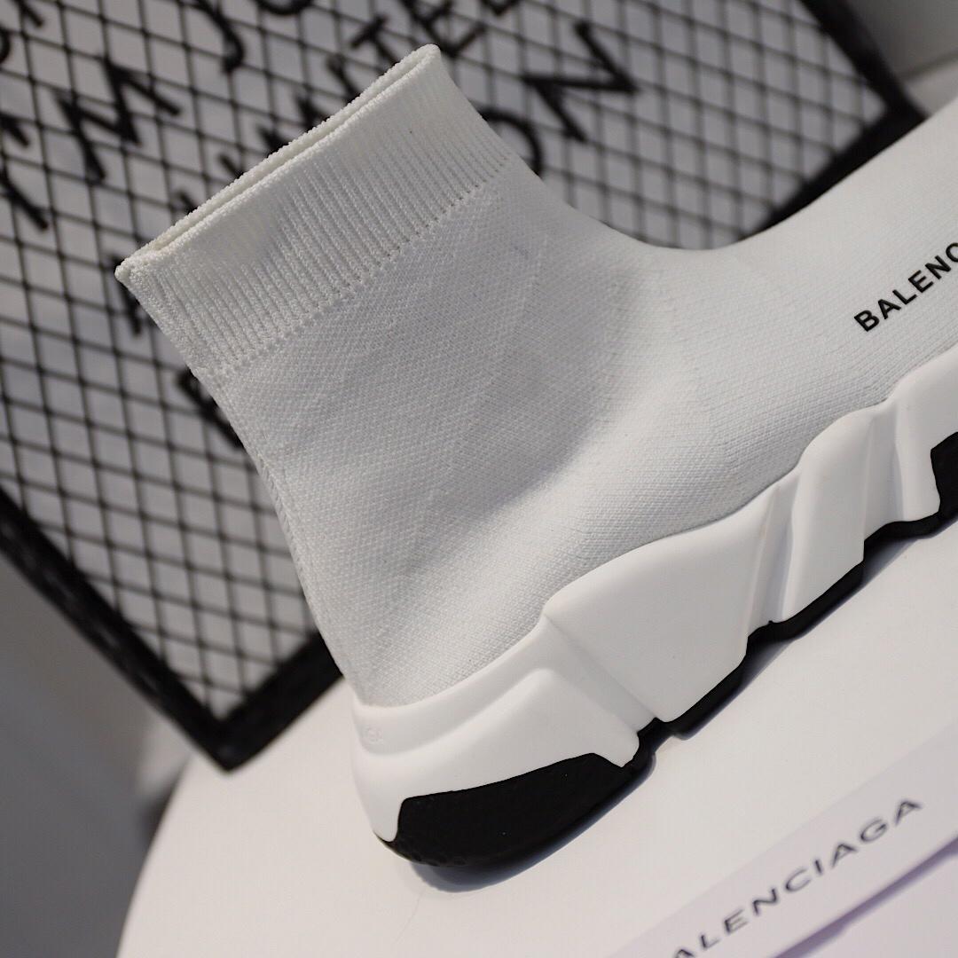 Balenciaga Speed Trainers White and white rubber sole Sneaker MS09073