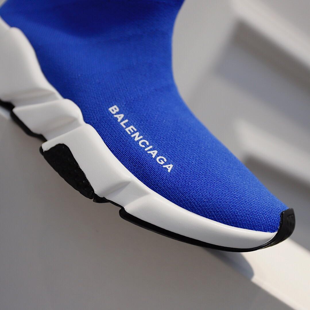 Balenciaga Speed Trainers Blue and white rubber soles Sneaker MS09071