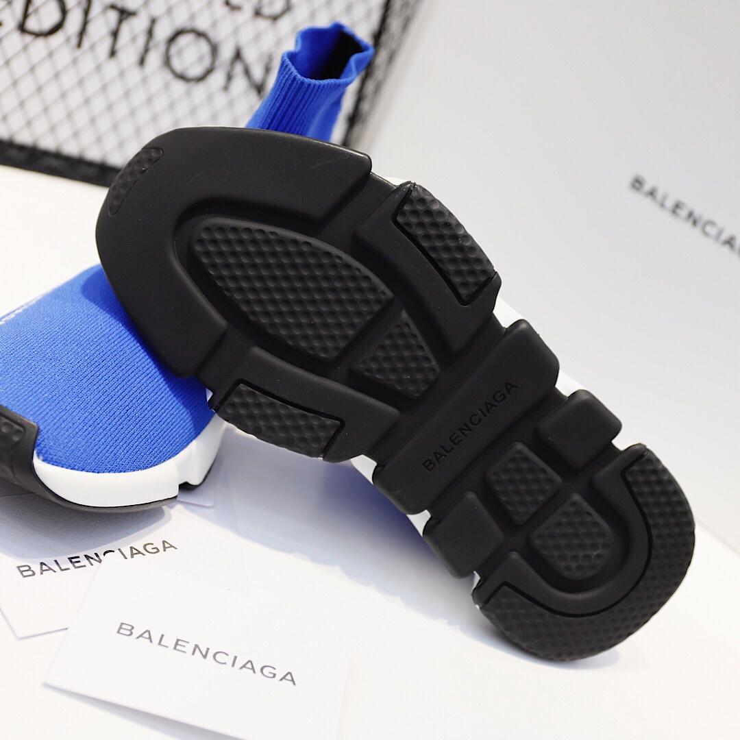 Balenciaga Speed Trainers Blue and white rubber soles Sneaker MS09071