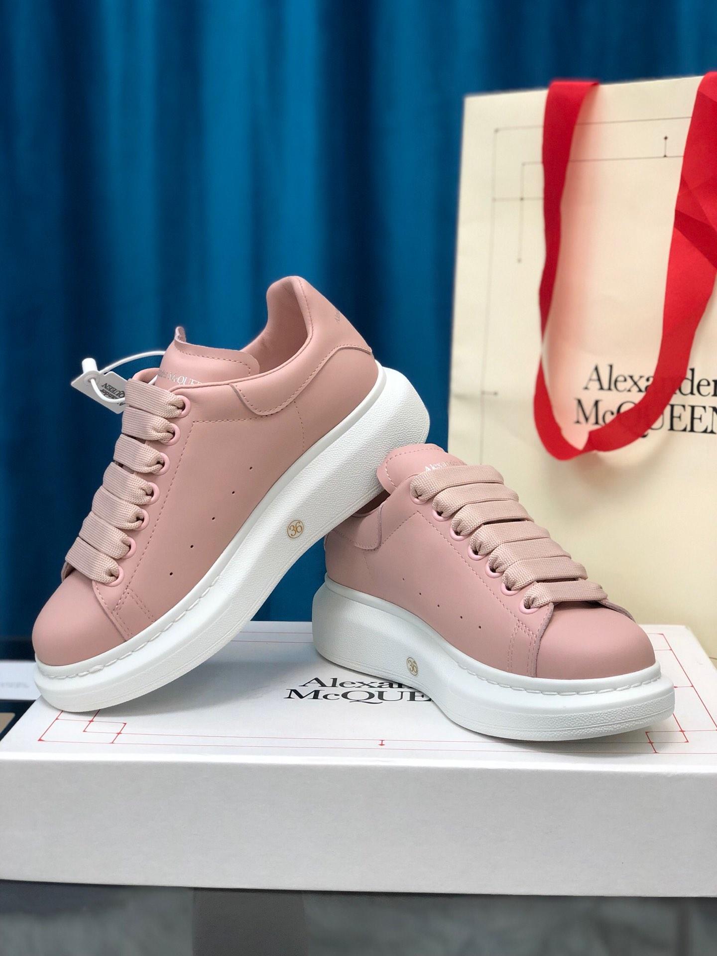 Alexander McQueen Fahion Sneaker Pink and pink heel MS100082