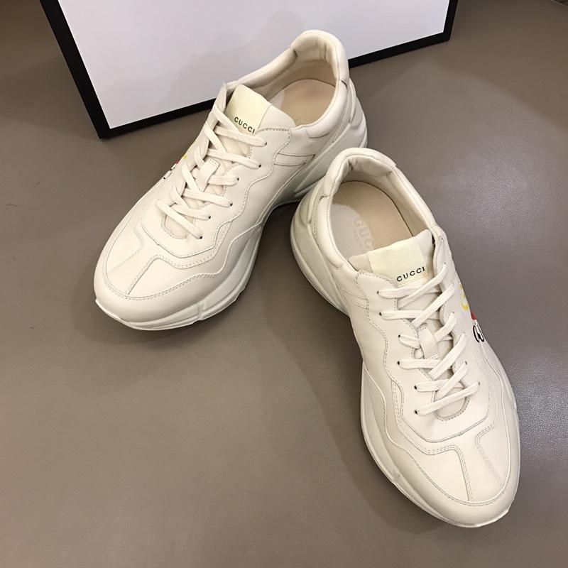 Gucci Fashion Desgin Sneaker White and Gucci Fashion Desgin vintage logo print with white sole MS02192