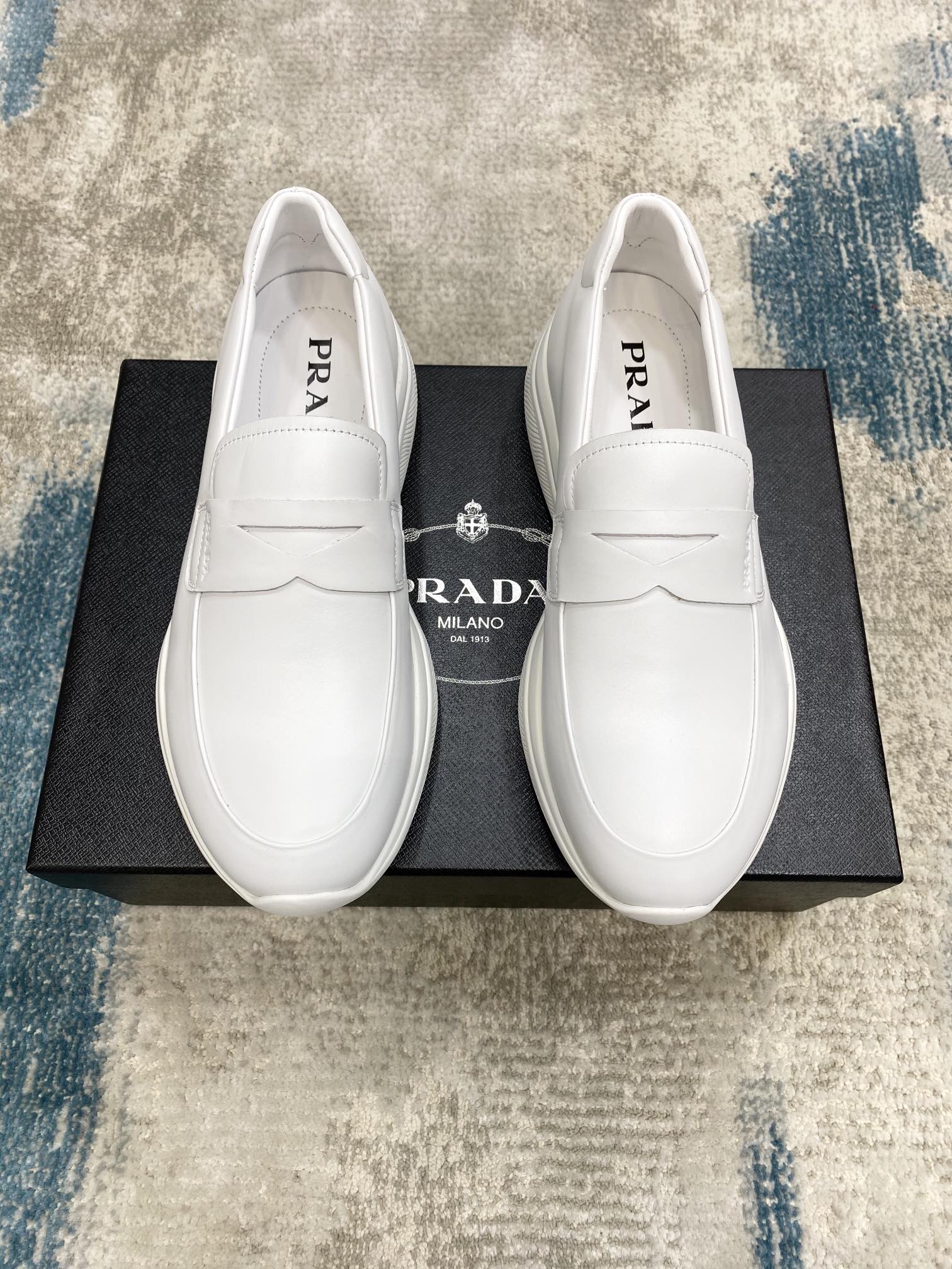 Prada Leisure Sneaker in White