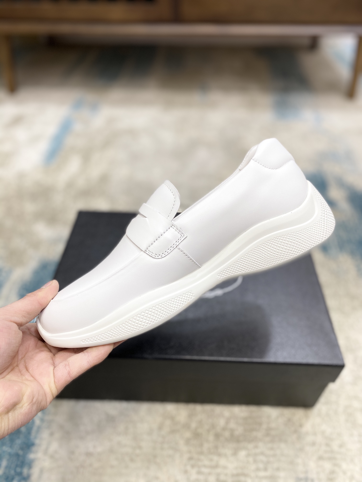 Prada Leisure Sneaker in White