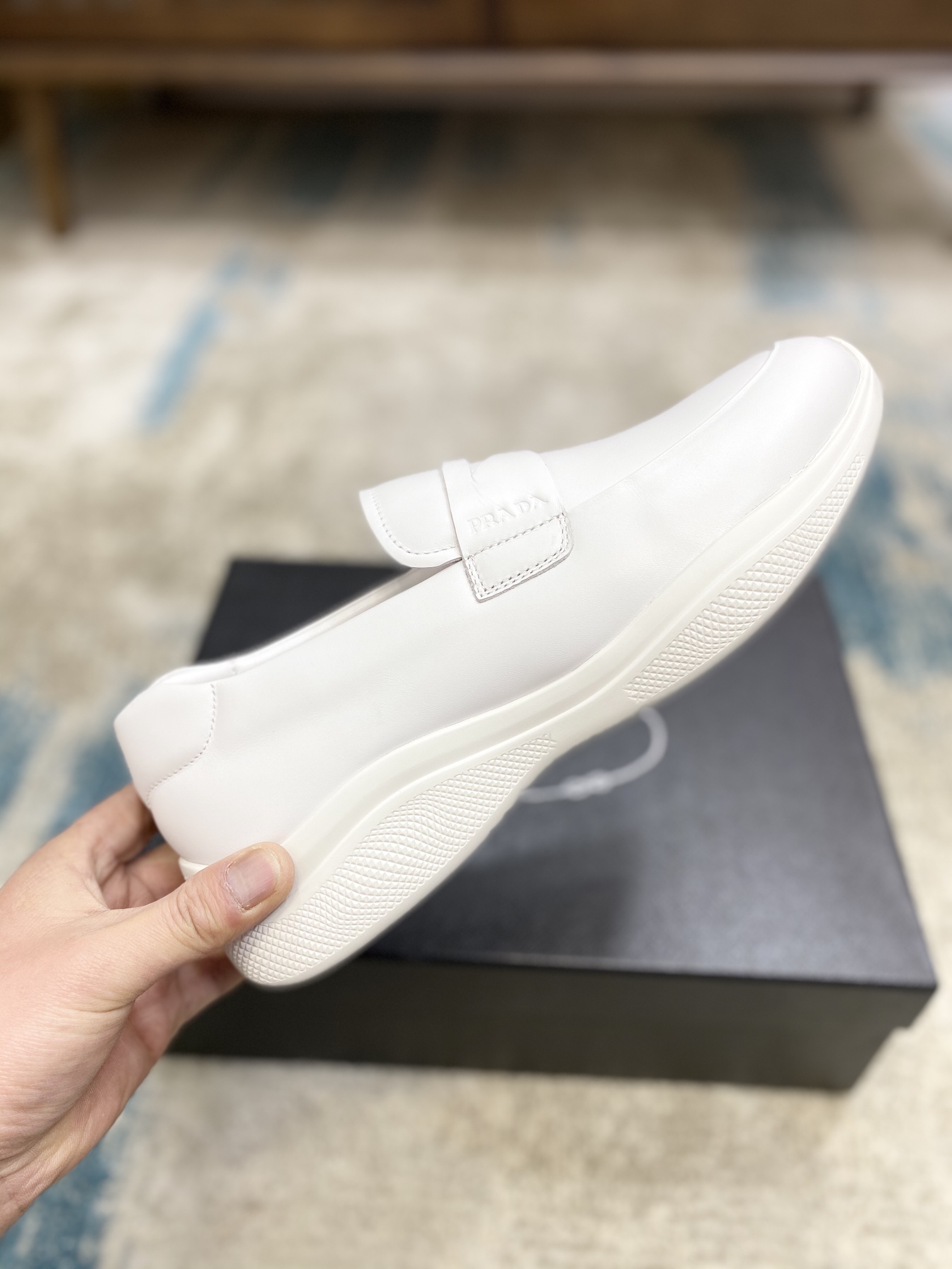 Prada Leisure Sneaker in White