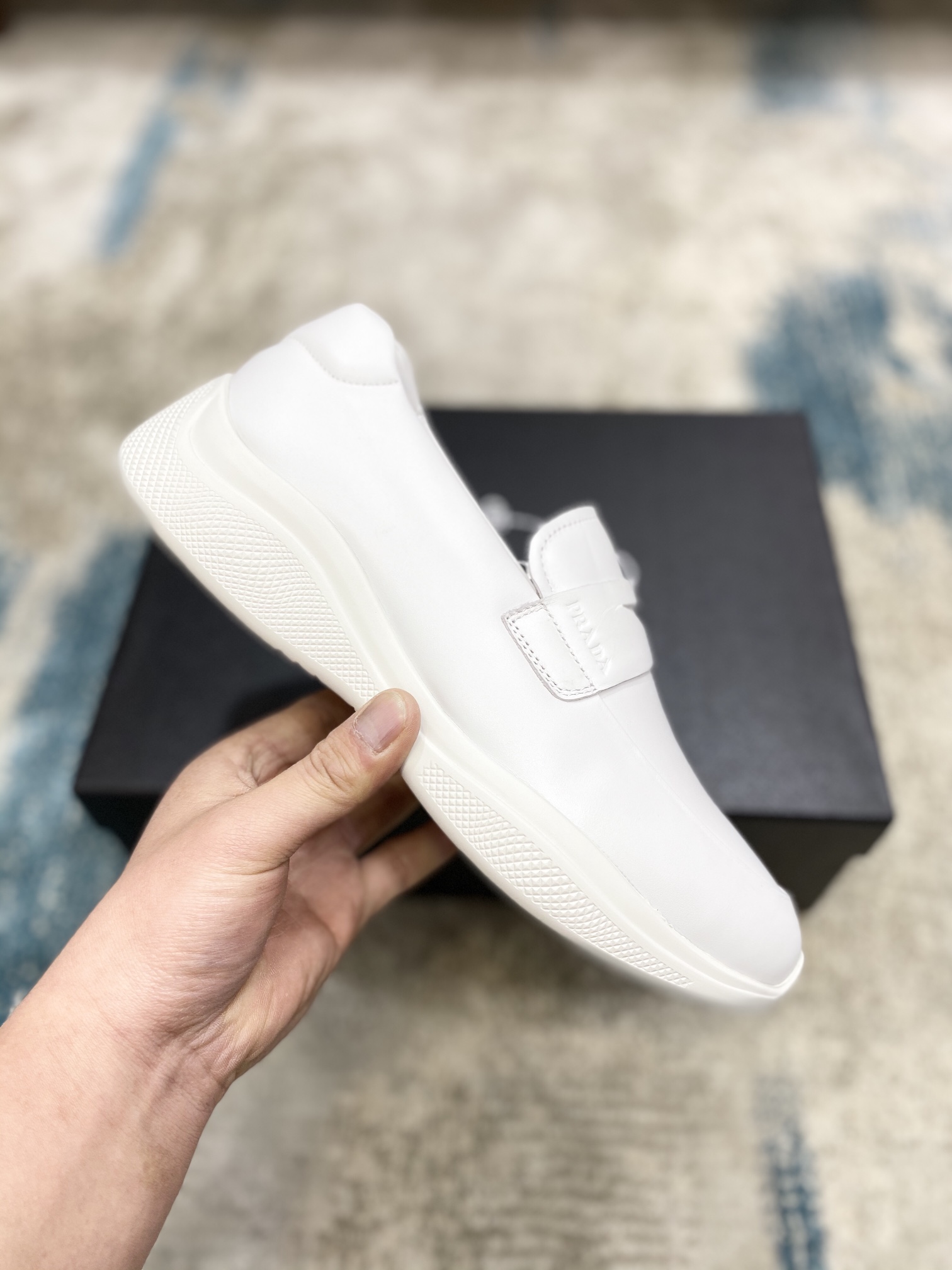 Prada Leisure Sneaker in White