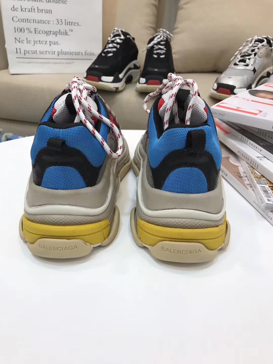 High Quality Balenciaga Triple S Trainers Triple018   Red/Gray