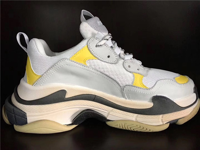 High Quality Balenciaga Triple S Sneaker White Yellow 51FDCAF57C19