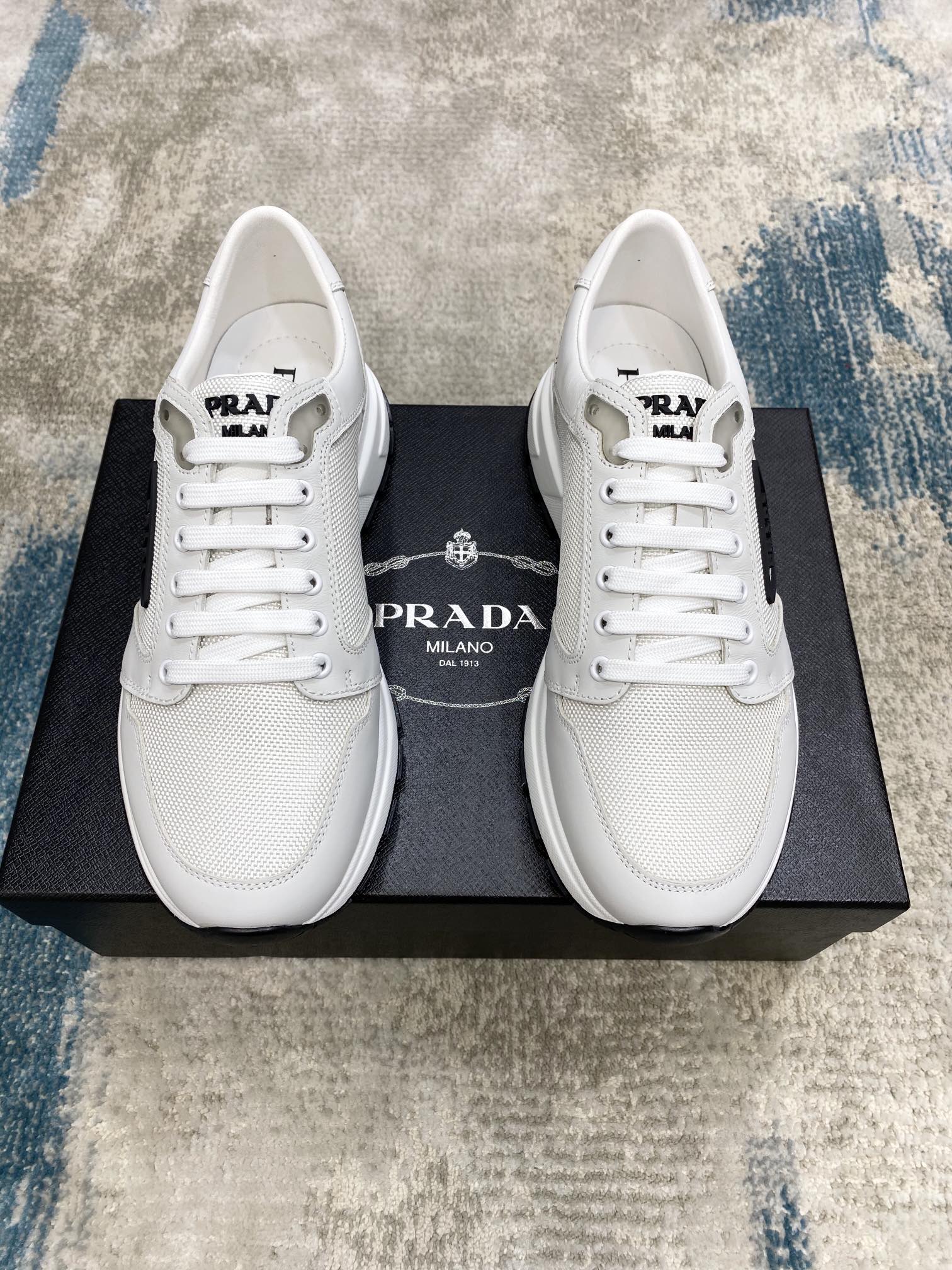 Prada Leisure Sneaker in White