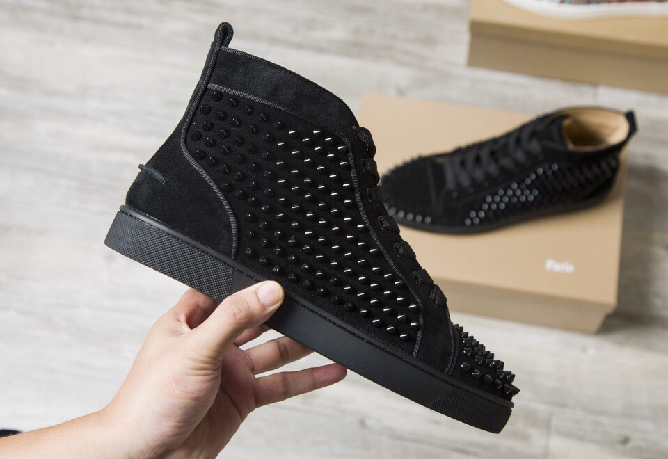 Christian Louboutin Sneaker Louis Spikes Flat