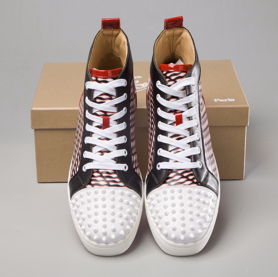 Christian Louboutin Sneaker Louis Spikes Flat