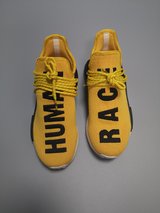 PHARRELL X ADIDAS NMD “HUMAN RACE”Yellow  BB0619 with real boost PK  exclusive