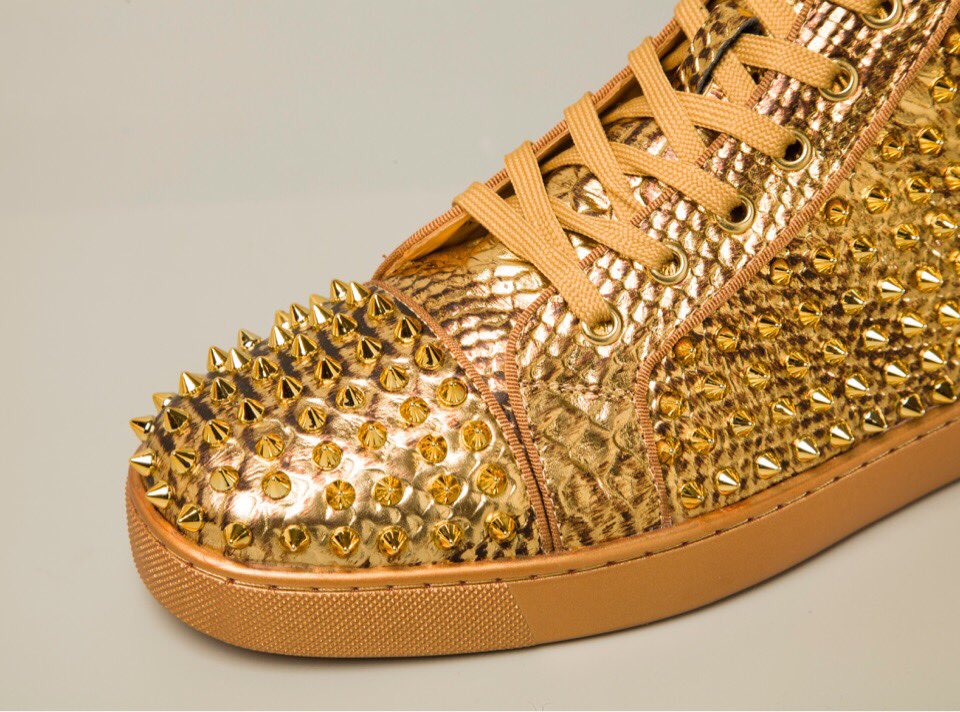 Christian Louboutin Sneaker Louis Spikes Flat