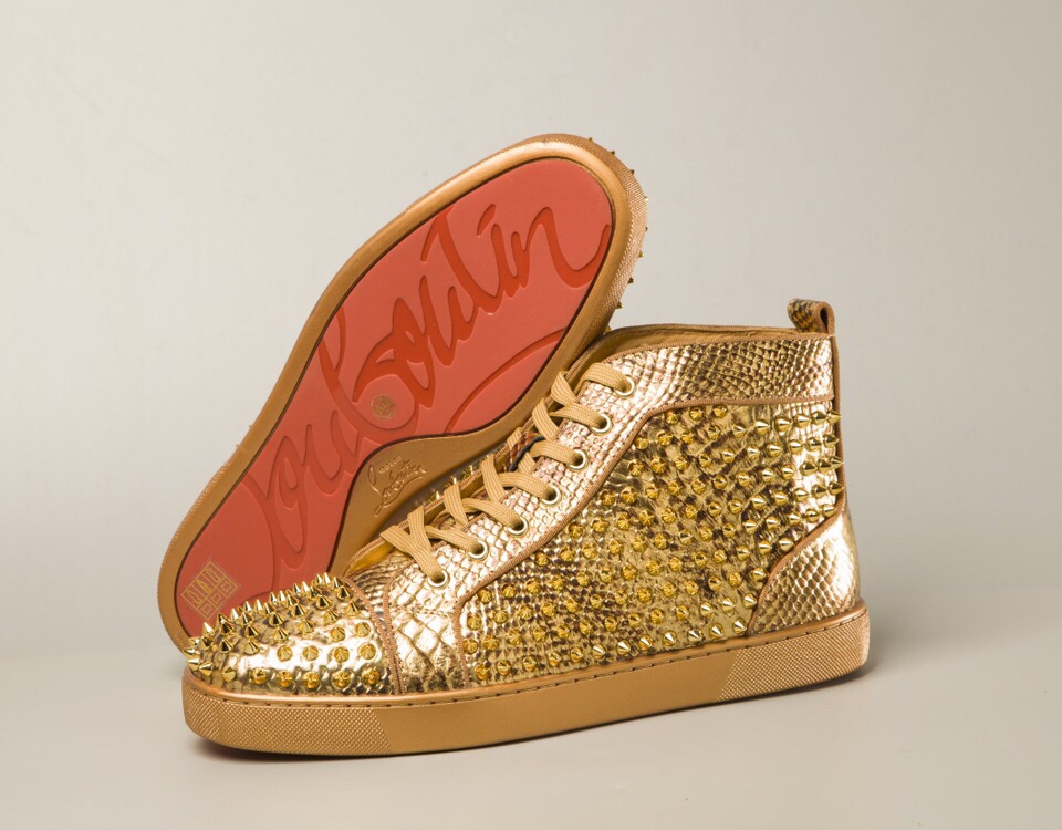 Christian Louboutin Sneaker Louis Spikes Flat