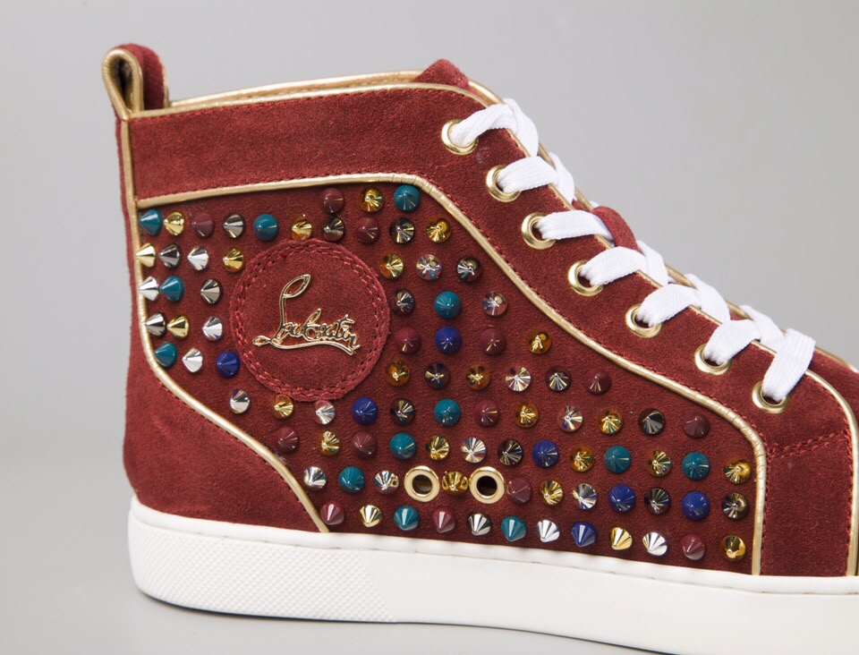 Christian Louboutin Sneaker Louis Spikes Flat