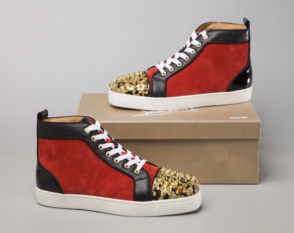 Christian Louboutin Sneaker Louis Spikes Flat