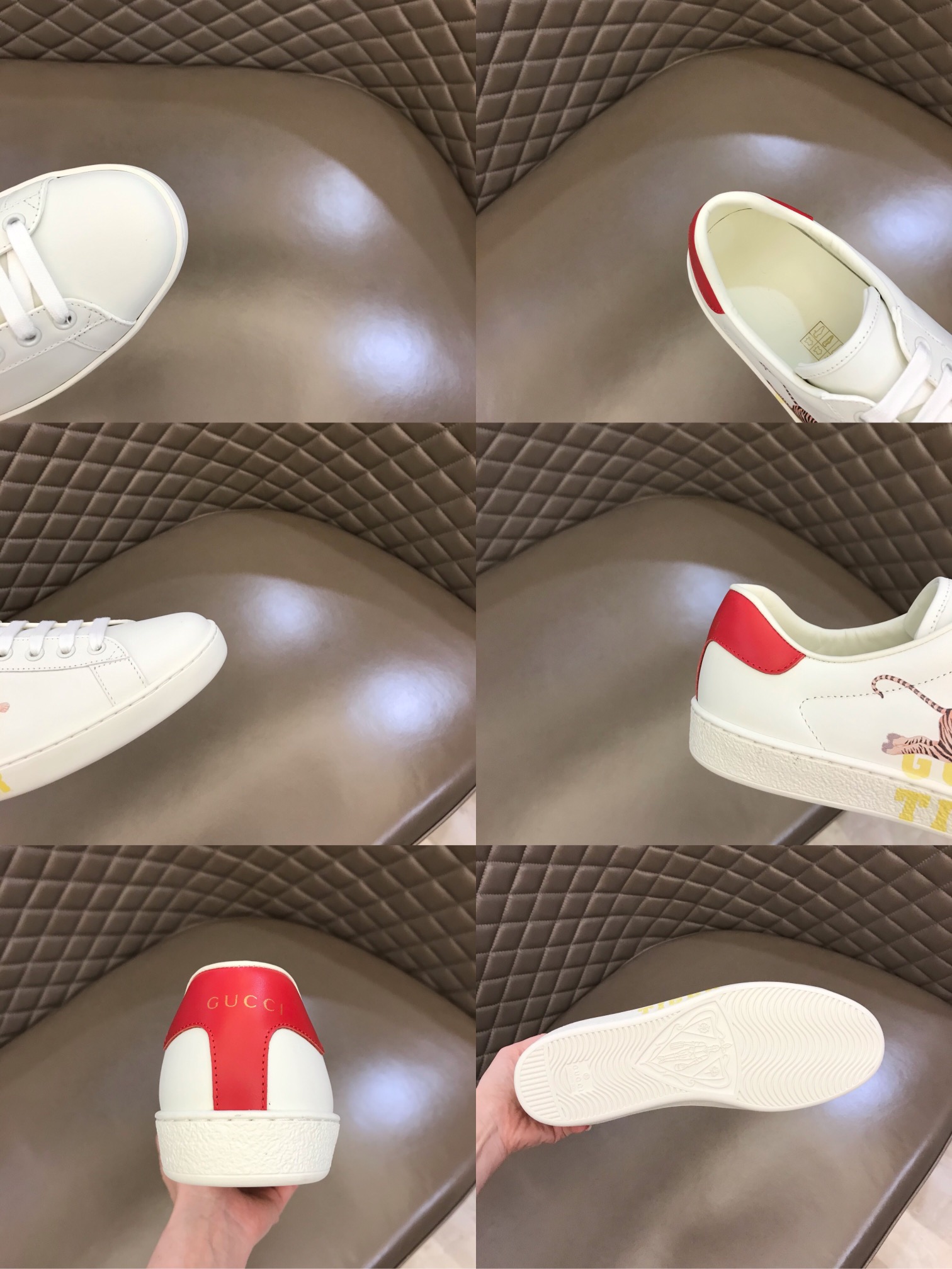 GUCCI classic Sneaker white shoes series