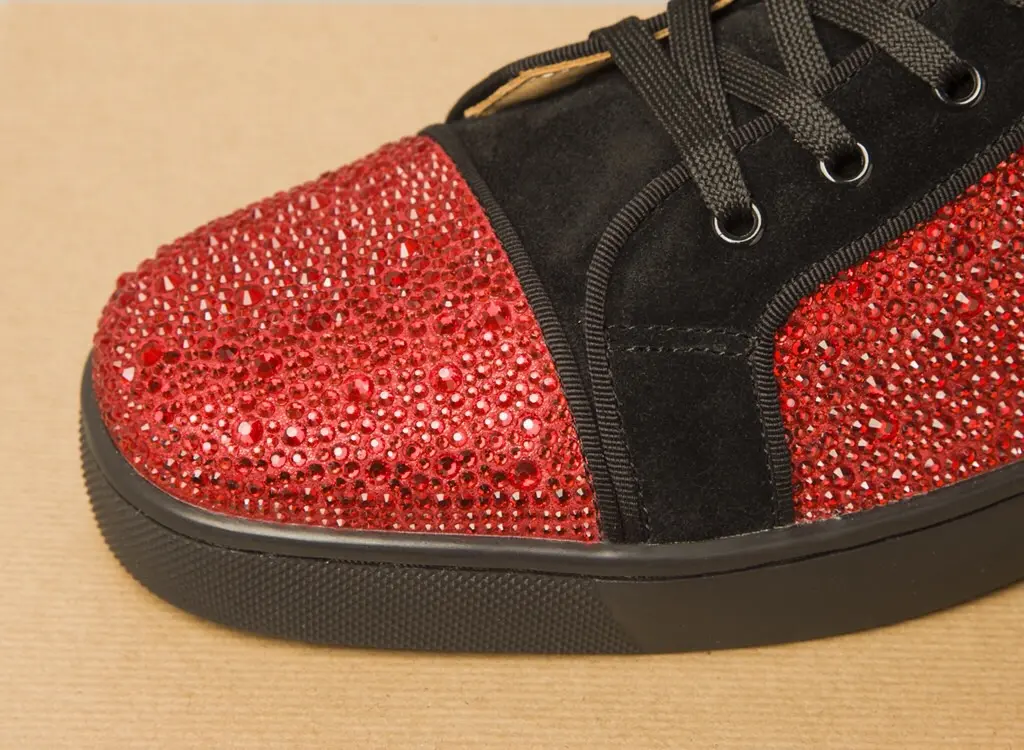 Christian Louboutin Sneaker Orlato Strass Flat