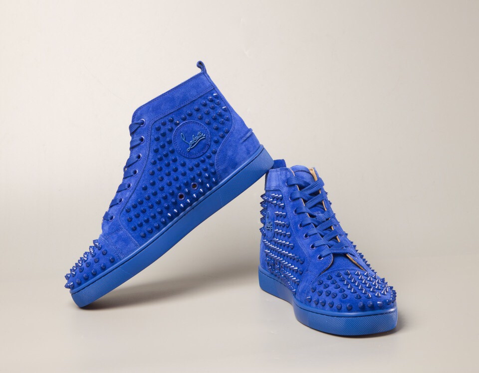 Christian Louboutin Sneaker Louis Spikes Flat