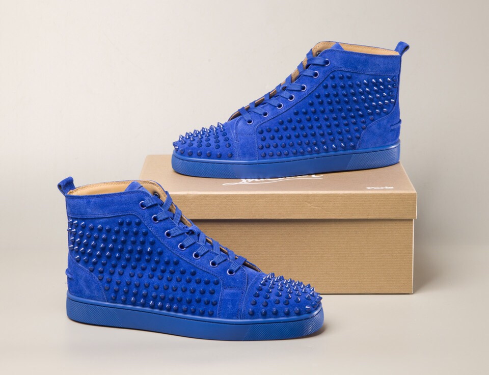 Christian Louboutin Sneaker Louis Spikes Flat