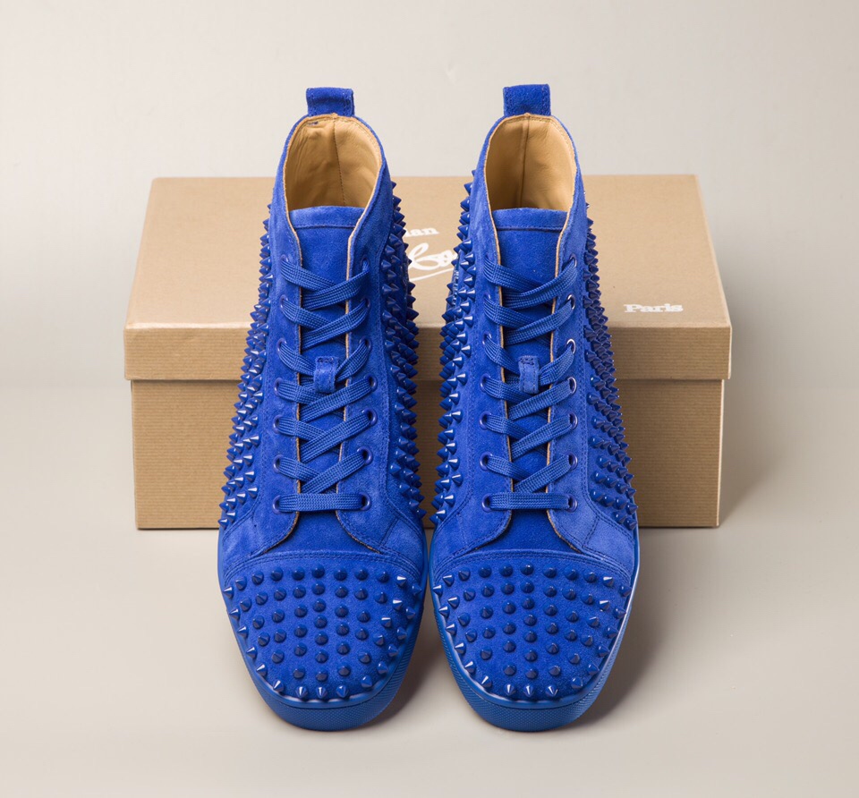 Christian Louboutin Sneaker Louis Spikes Flat