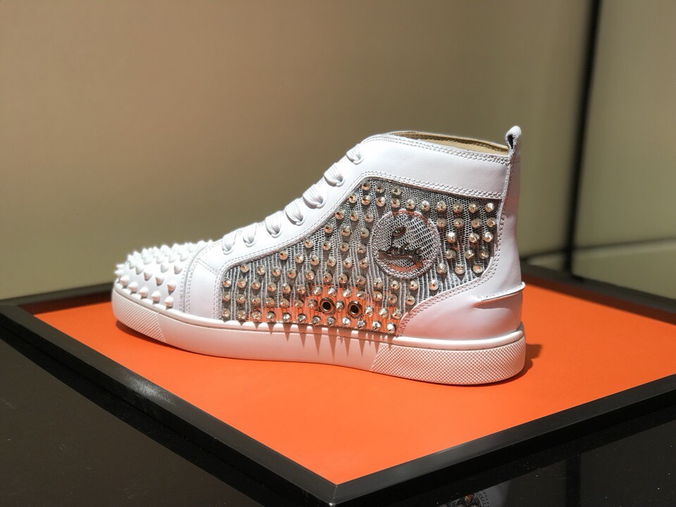 Christian Louboutin Sneaker Junior Spikes Flat