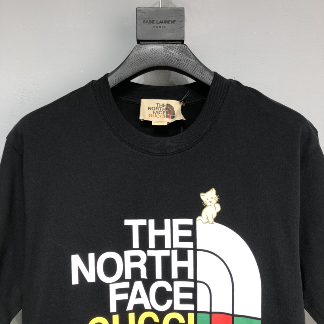 TNF x GU2022 Cat Printing T-shirt