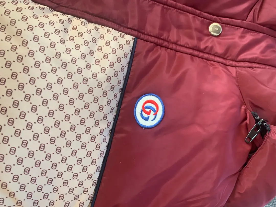 The North Face*Gucci 2022 new down jacket in red