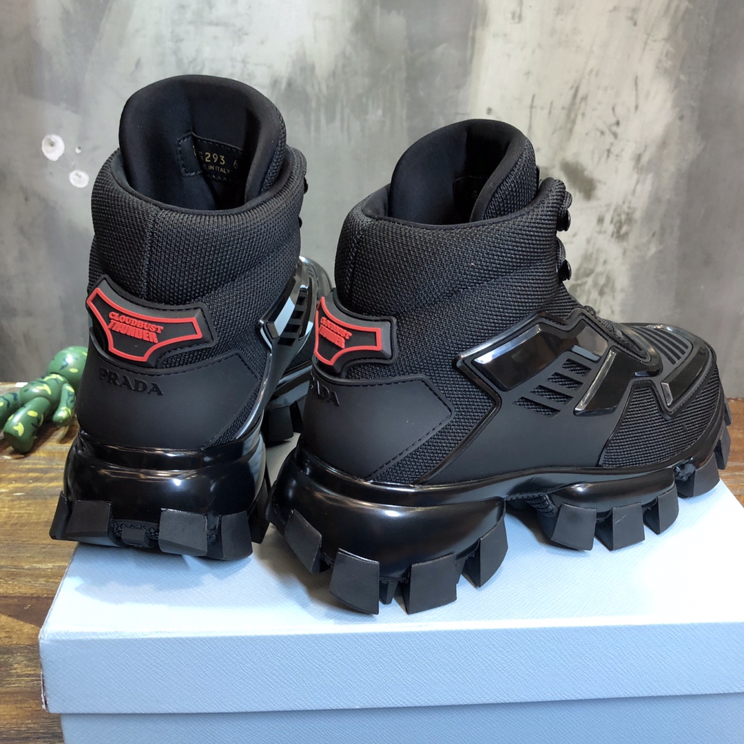 Prada classic high sneaker with King kong series