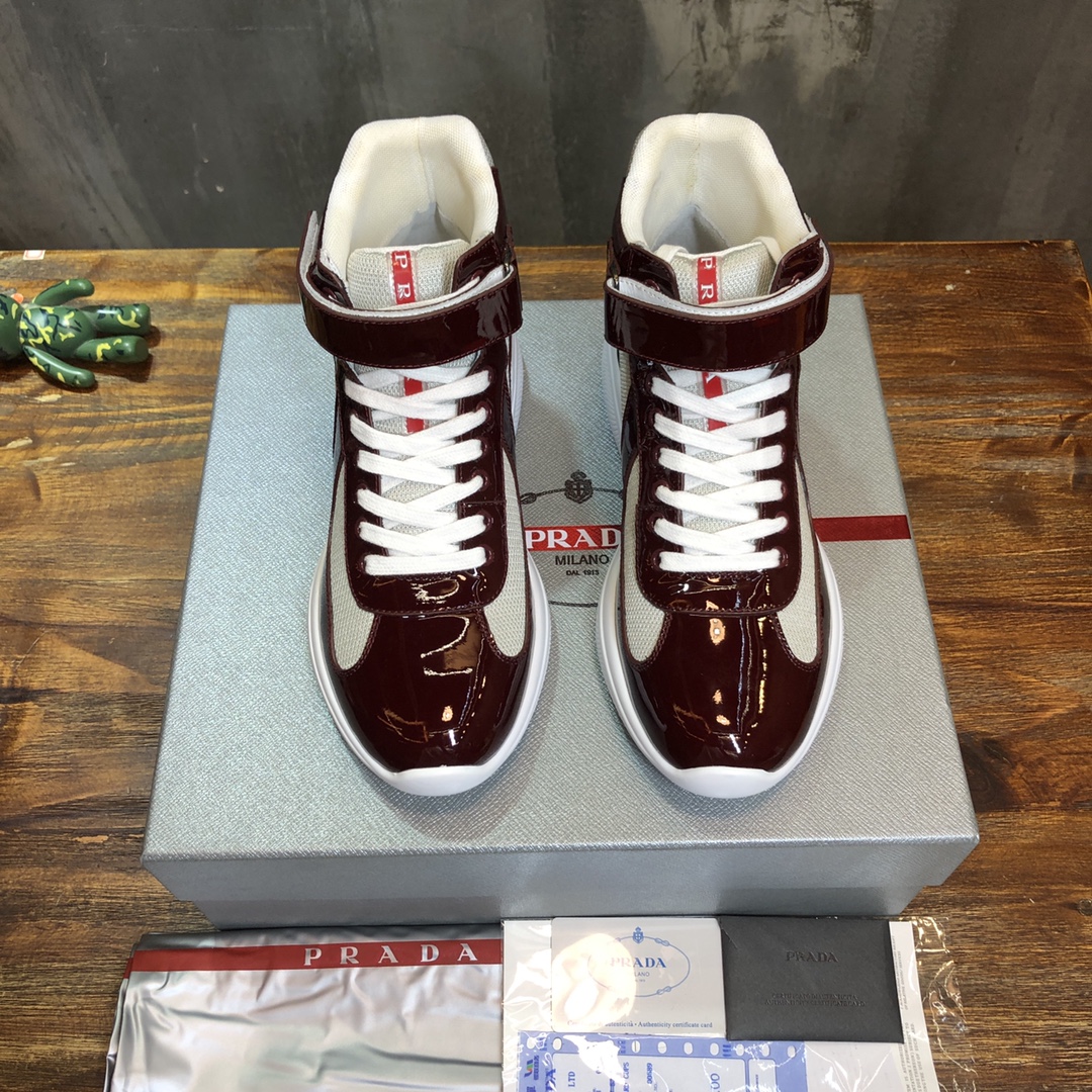 Prada classic high sneaker