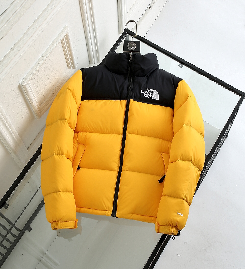 The North Face Down Jacket in Yellow