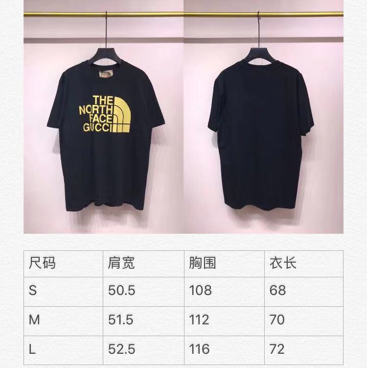 THE NORTH FACE * GUCCI Printing T-shirt